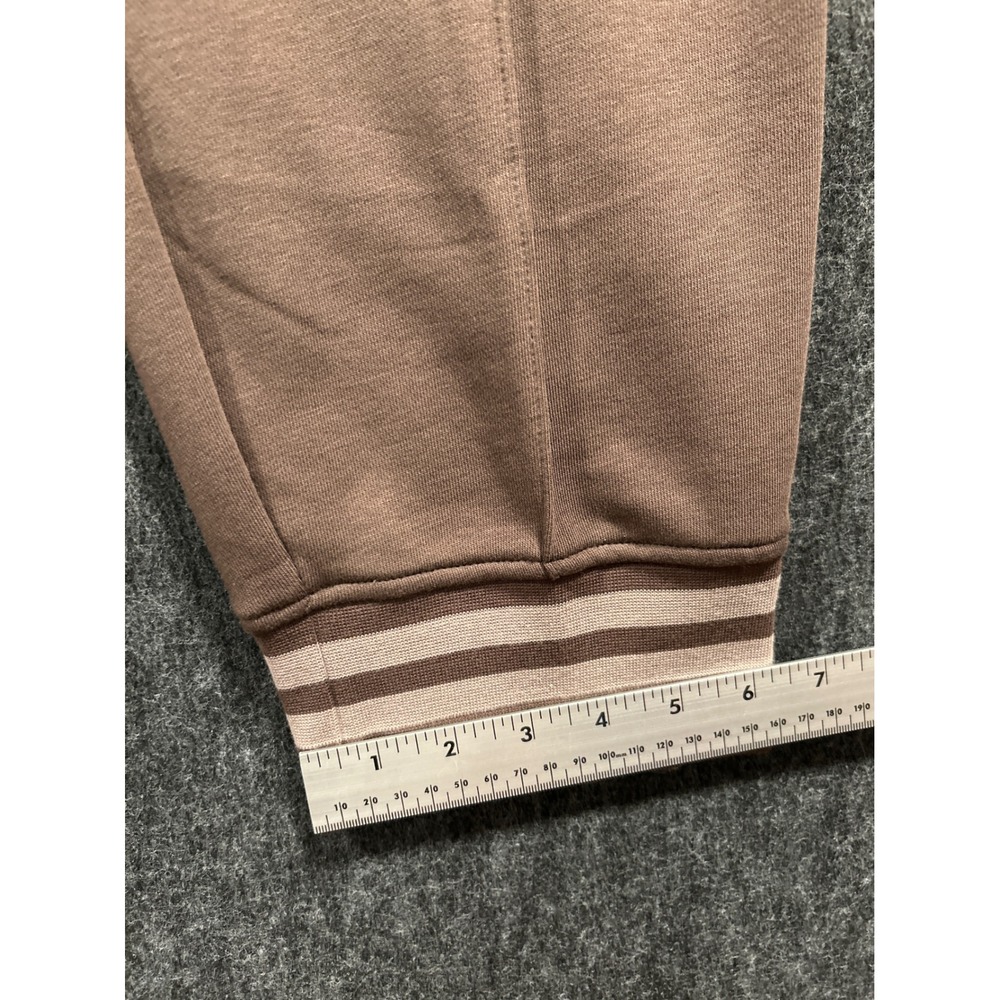 Reebok RBK League Jogger Mens 2XL Chocolate Brown NEW Slim Fit Striped Cuffs - Picture 7 of 10